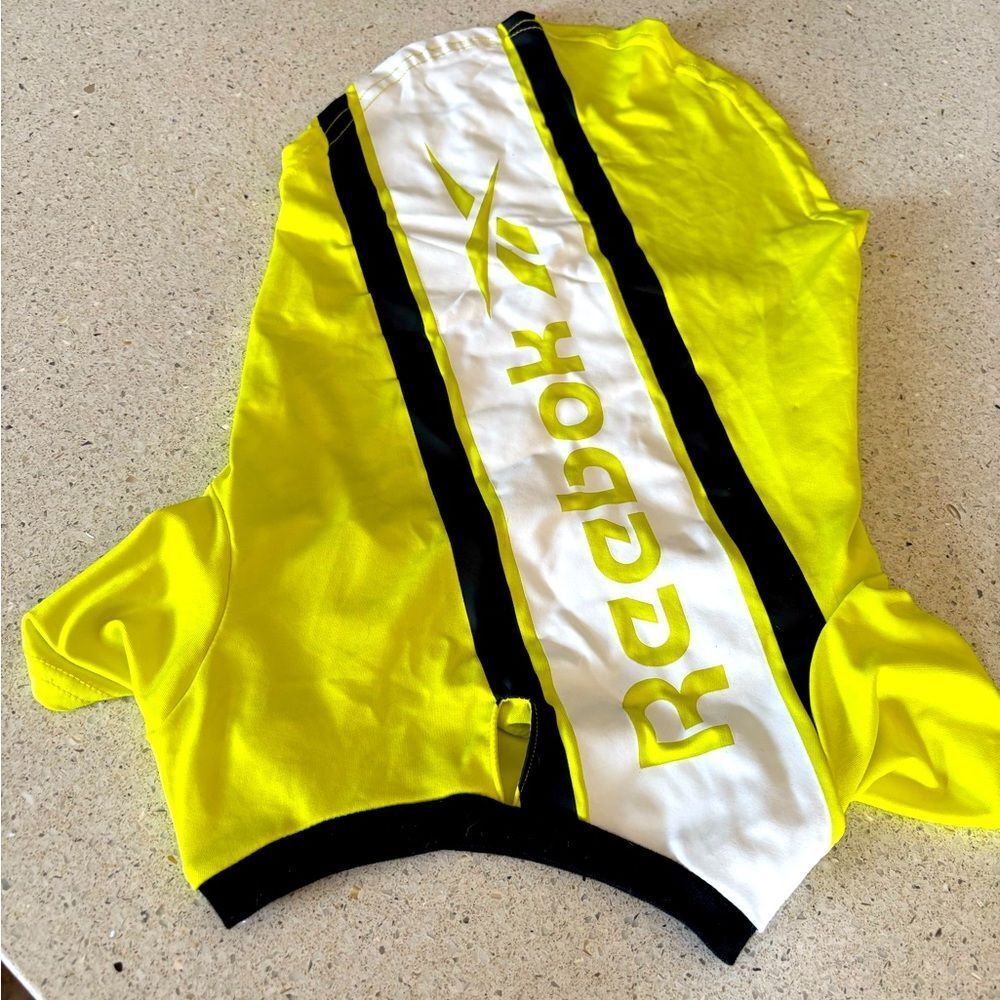 Reebok Yellow Cycling Dog Jersey/Shirt